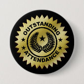 Badge Rond 7,6 Cm Prix exceptionnel de participation parfaite (Devant)