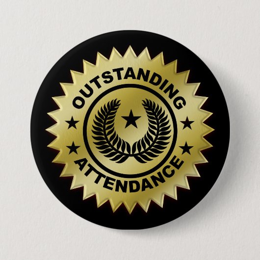 Badge Rond 7,6 Cm Prix exceptionnel de participation parfaite (Devant)