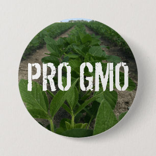 Badge Rond 7,6 Cm Pro bouton de GMO