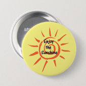 Badge Rond 7,6 Cm Profitez du bouton Soleil (Devant & derrière)
