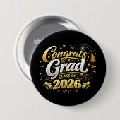 Badge Rond 7,6 Cm Promotion 2026 (Devant & derrière)