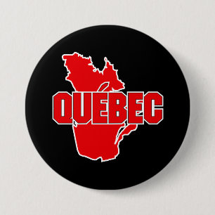 Badge Rond 7,6 Cm Province du Québec