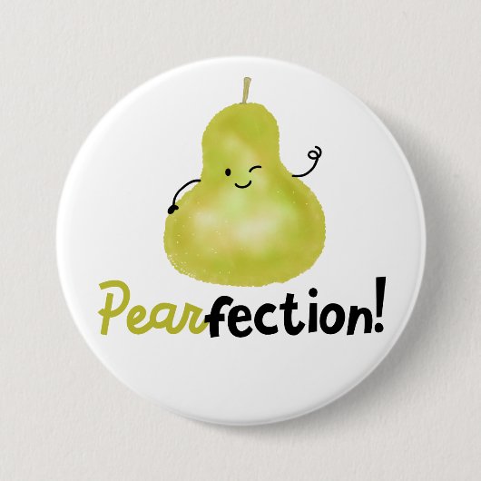 Badge Rond 7,6 Cm Pun à poil positif - Perfection (Devant)