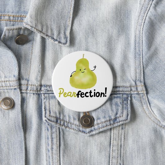 Badge Rond 7,6 Cm Pun à poil positif - Perfection (En situation)