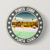 Badge Rond 7,6 Cm Punta Cana (Devant)