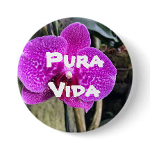 Pura Vida Button - Portez l'Esprit du Costa Rica