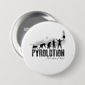 Badge Rond 7,6 Cm Pyrolution - l'évolution de Pyros (Devant & derrière)