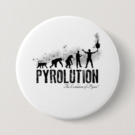 Badge Rond 7,6 Cm Pyrolution - l'évolution de Pyros (Devant)