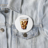 Badge Rond 7,6 Cm Rafraîchir la boisson de soda glacée froide avec b (En situation)