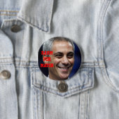BADGE ROND 7,6 CM RAHM POUR LE MAIRE (En situation)
