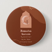 Badge Rond 7,6 Cm Ramadan Kareem (Devant)