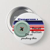 Badge Rond 7,6 Cm Rappel du congrès (Devant & derrière)