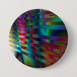 Badge Rond 7,6 Cm Rayons chromatiques