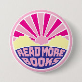 Badge Rond 7,6 Cm Read More Books (Devant)