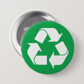 Badge Rond 7,6 Cm Recyclage (Devant & derrière)