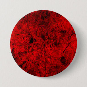Badge Rond 7,6 Cm Red Black grunge art graphique numérique abstrait
