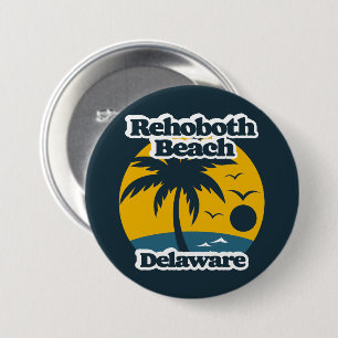 Badge Rond 7,6 Cm Rehoboth Beach Delaware