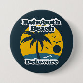 Badge Rond 7,6 Cm Rehoboth Beach Delaware (Devant)