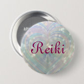 Badge Rond 7,6 Cm Reiki (Devant & derrière)