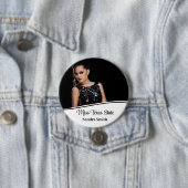 Badge Rond 7,6 Cm Reine du Pageant (En situation)