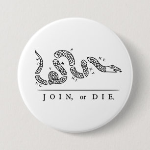 Badge Rond 7,6 Cm Rejoindre ou mourir