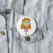 Badge Rond 7,6 Cm remonter chibi (En situation)