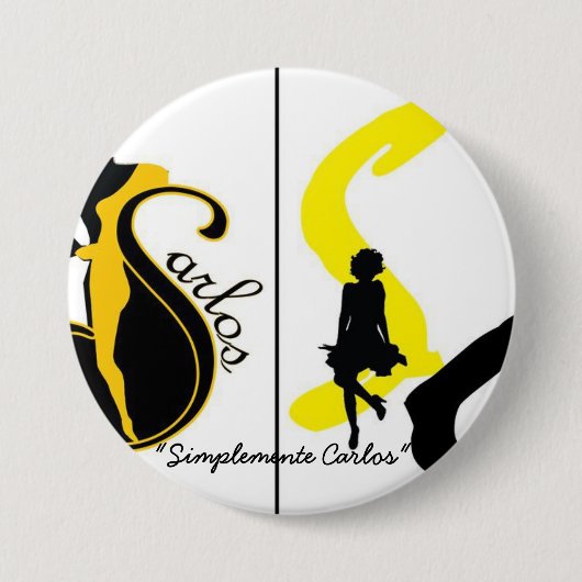 Badge Rond 7,6 Cm Remplissez modèle de bouton (Devant)