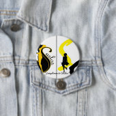 Badge Rond 7,6 Cm Remplissez modèle de bouton (En situation)