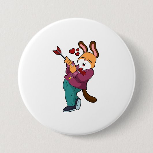 Badge Rond 7,6 Cm Renard marié en costume (Devant)
