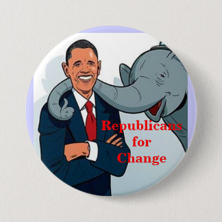 Badge Rond 7,6 Cm Républicains pour le changement…
