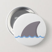 Badge Rond 7,6 Cm requin (Devant & derrière)