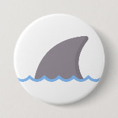 Badge Rond 7,6 Cm requin (Devant)