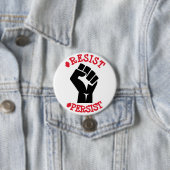 Badge Rond 7,6 Cm Résistez et persistez anti bouton d'atout (En situation)