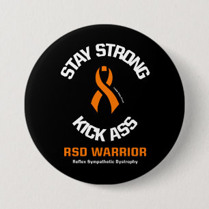 BADGE ROND 7,6 CM RESTER FORT KICK...RSD