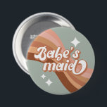 Badge Rond 7,6 Cm Retro Babesmaid Pin<br><div class="desc">Élevez le style de vos demoiselles d'honneur avec notre Épinglette de demoiselles d'honneur rétro. Parfait pour toutes les occasions mariages,  cet accessoire chic est un gardien réfléchi.</div>