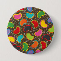 Rétro bouton de bruit de bonbon mou de sucrerie