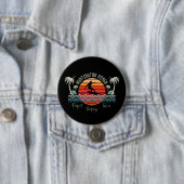 Badge Rond 7,6 Cm Retro Huntington Beach Surf (En situation)