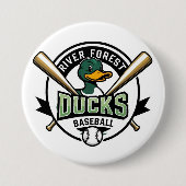 Badge Rond 7,6 Cm RF Ducks pin (Devant)