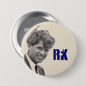 BADGE ROND 7,6 CM RFK (Devant & derrière)