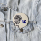 BADGE ROND 7,6 CM RFK (En situation)
