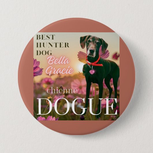 Badge Rond 7,6 Cm riboon (Devant)