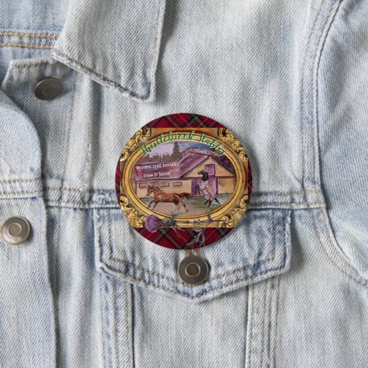 Badge Rond 7,6 Cm riboon (En situation)