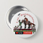 Badge Rond 7,6 Cm riboon (Devant & derrière)