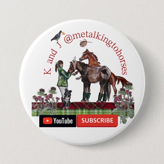 Badge Rond 7,6 Cm riboon (Devant)