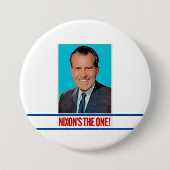 Badge Rond 7,6 Cm Richard M. Nixon (Devant)