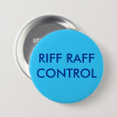 BADGE ROND 7,6 CM RIFF RAFFCONTROL (Devant & derrière)