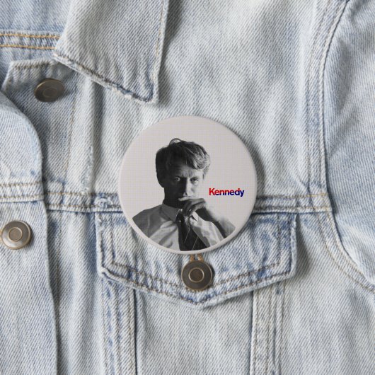 Badge Rond 7,6 Cm Robert F. Kennedy (En situation)