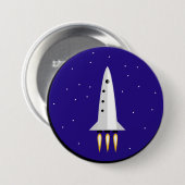 Badge Rond 7,6 Cm Rocket Science (Devant & derrière)
