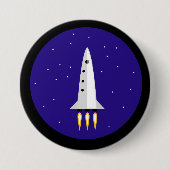 Badge Rond 7,6 Cm Rocket Science (Devant)