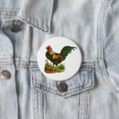 Badge Rond 7,6 Cm Rooster (En situation)